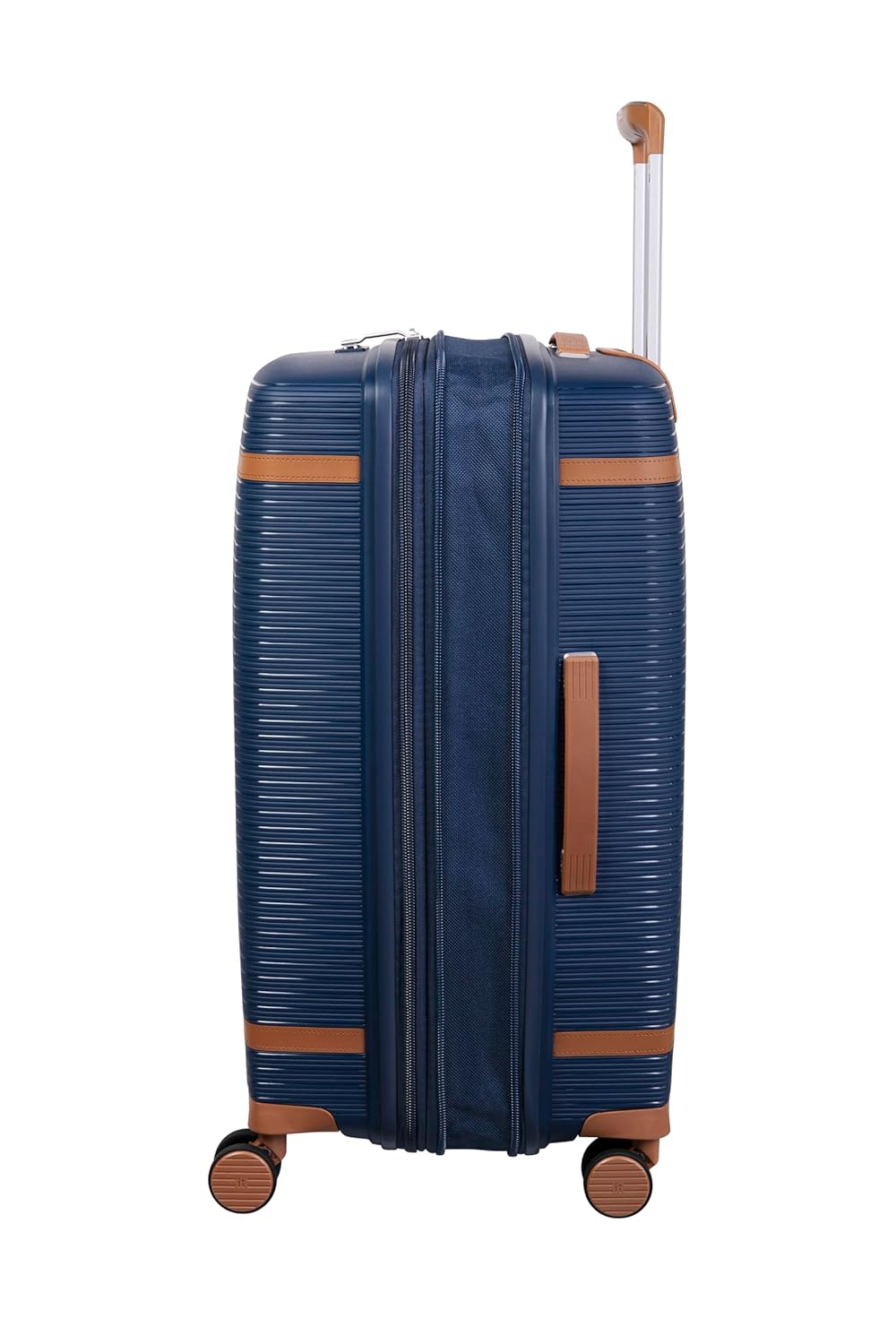 it luggage Illustrious Dark Blue-Set of 3-Large, Medium, Cabin-28,24 &20 inches Expandable Check-in Luggage Hard Case Beautiful Interior 8 Wheel Trolley Bag