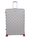 it luggage Indulging Light Grey-Large-28 inches Expandable Check-in Luggage Hard Case Beautiful Interior 8 Wheel Trolley Bag