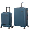 it luggage Rapidity-Teal Blue-28 & 20 inches Cabin with Padded Laptop Section & Large Expandable Polycarbonate Hard Case 8 Wheel Trolley Bag with TSA Lock & Wet Pouch Inside