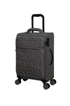 it luggage Citywide Charcoal Grey Cabin-55cm Softsided 8 Wheel Trolley Bag with TSA Lock