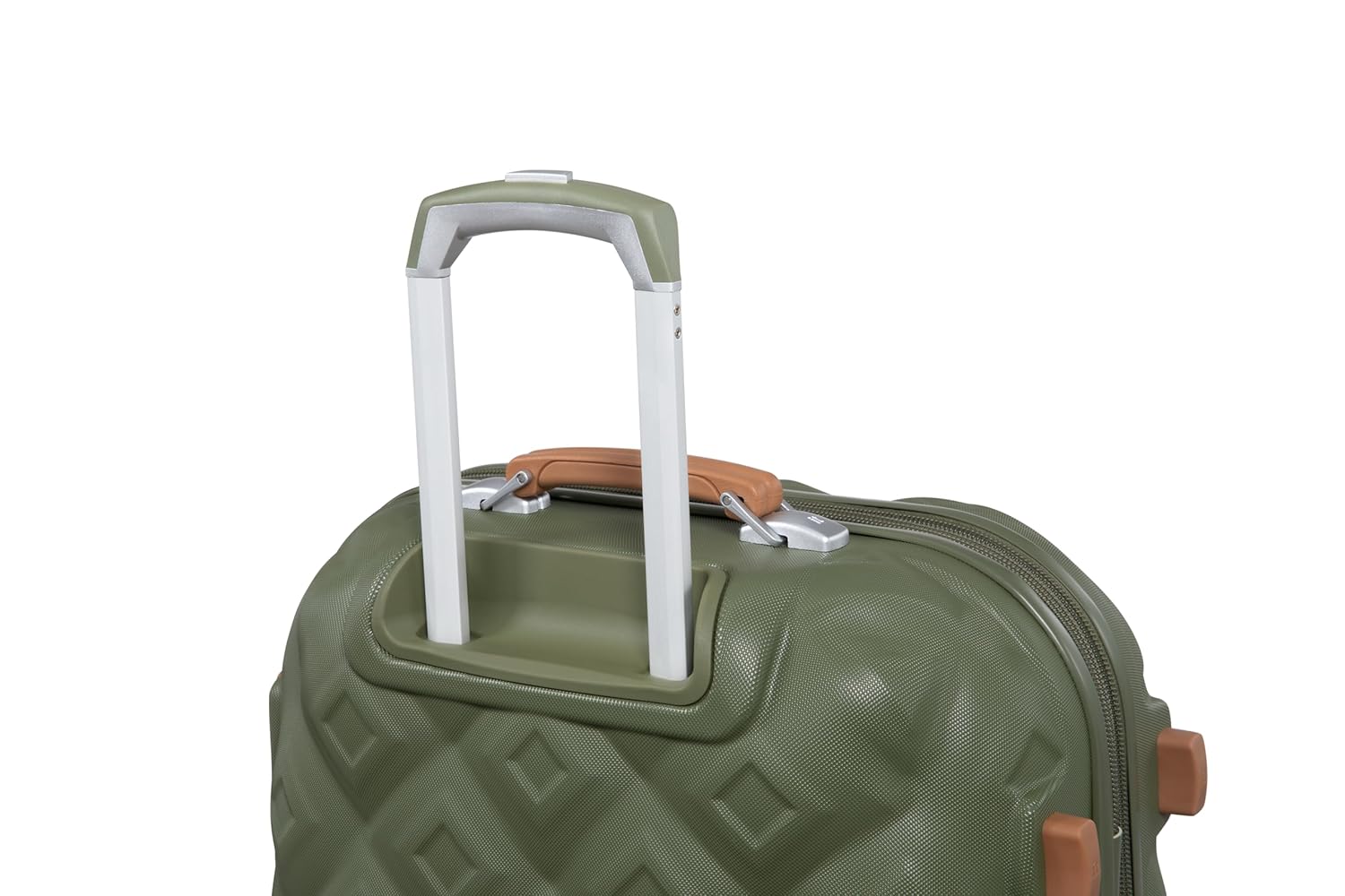 it luggage Embellish-Olive-Set of 2-Medium & Small-24 & 20 inches Hardsided Expandable Cabin & Check-in Luggage 8 Wheel Trolley Bag with TSA Lock & Wet Pouch Inside