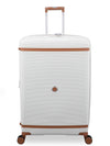it luggage Illustrious Greyish White-Large-28 inches Expandable Check-in Luggage Hard Case Beautiful Interior 8 Wheel Trolley Bag