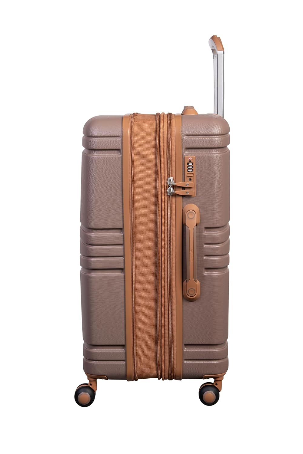 it luggage-Quintessential-Brown-Set of 3-Large, Medium & Cabin- 28,24, 20 inches Expandable Hard Case Beautiful Interior with Wet Pouch Carry-on & Check-in Luggage 8 Wheel Trolley Bag