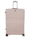 it luggage Indulging Cream-Large-28 inches Expandable Check-in Luggage Hard Case Beautiful Interior 8 Wheel Trolley Bag