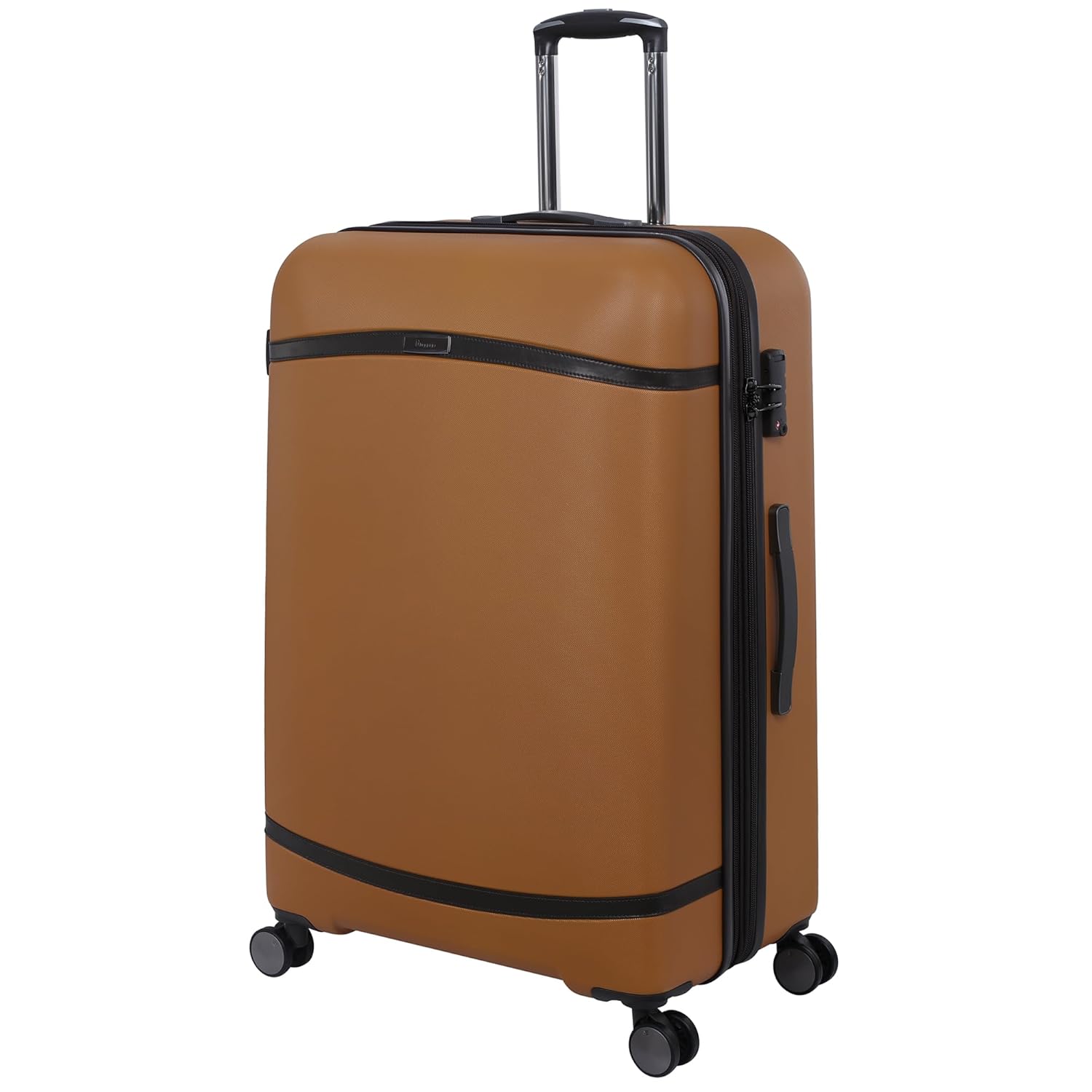 it luggage Quaint Advent Dark Brown with Brown Trimmings Set of 2- Large,Medium-28,20 inches Expandable Hardsided Travel Bag with Wet Pouch,TSA Lock and Shoe Pouch 8 Wheel Luggage Trolley