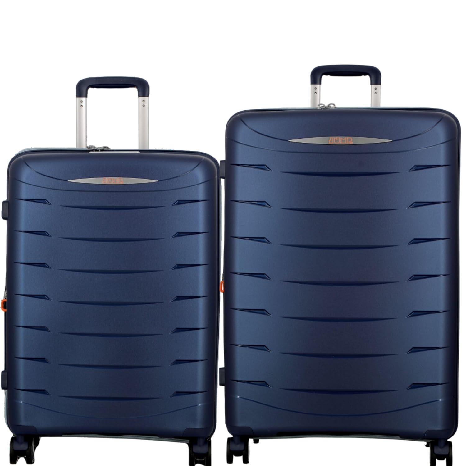 JUMP FURANO 2 Midnight Blue-Large & Medium-76, 66cm Expandable Hardsided 8 Wheel Luggage with TSA Lock