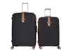 it luggage Shoreside Coffee Brown-Set of 2-Large, Medium-28 & 24 inches Expandable Check-in Luggage with Wet Pouch Inside Hard Case Beautiful Interior 8 Wheel Trolley Bag