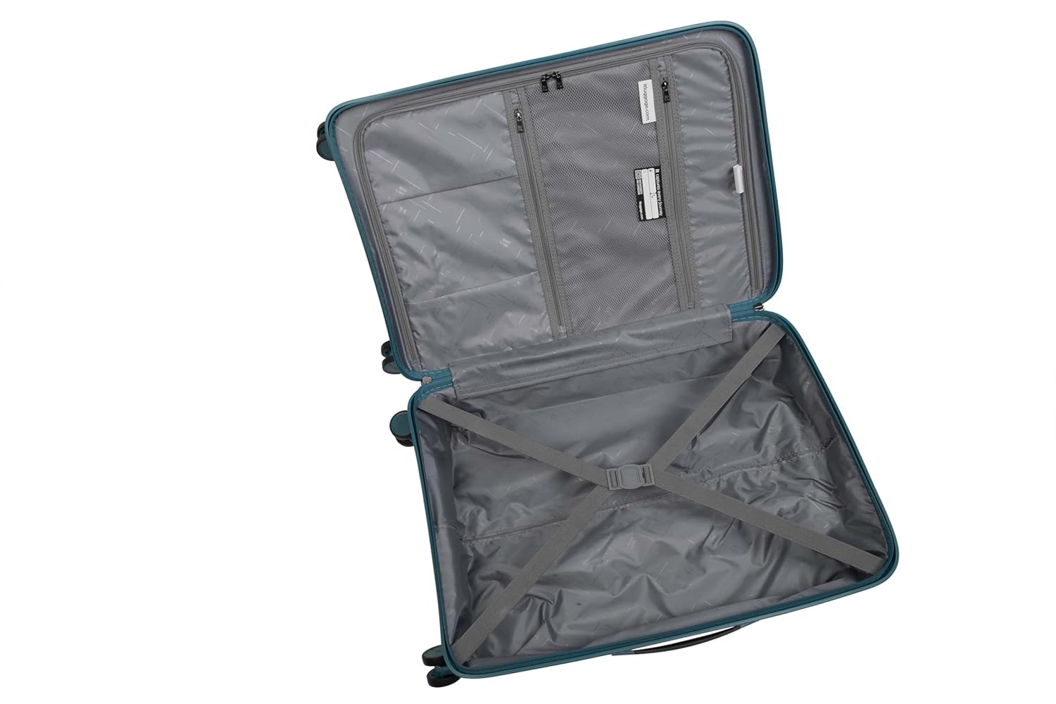 it luggage Influential-Blue-Cabin-20 inches with Padded Laptop Section-PP Hardsided Fashion Luggage Trolley 8 Wheel Luggage with TSA Lock-54.5 cm