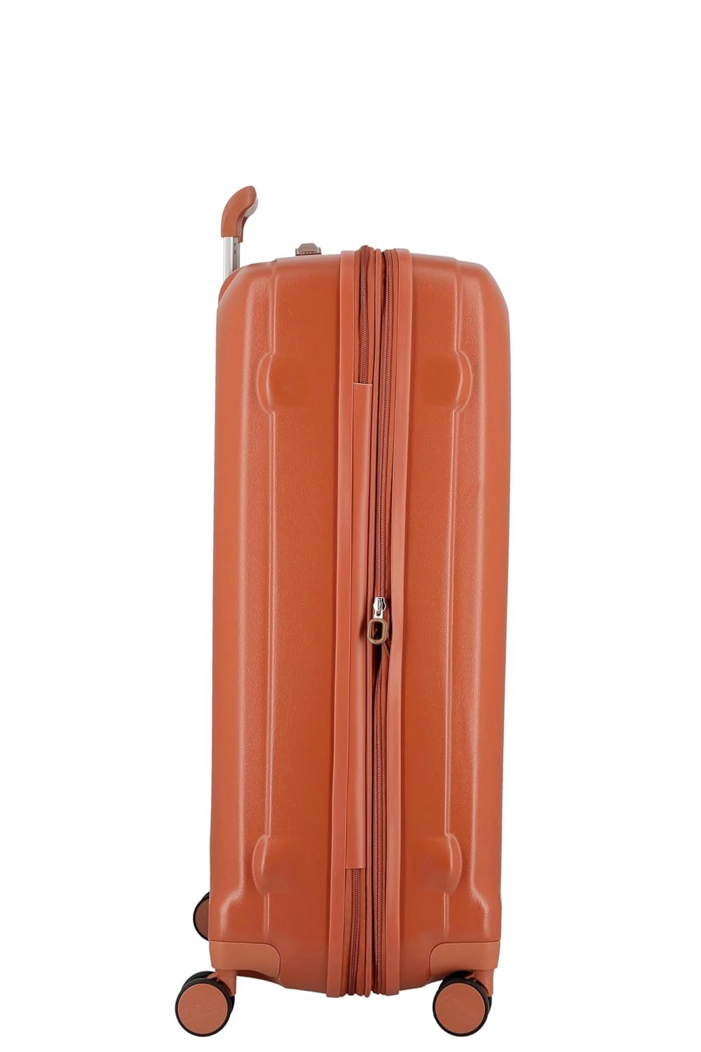JUMP Uppsala Rigid-Terracota-Set of 3-Large, Medium & Cabin-76,69, 55 cm Expandable Hardsided 8 Wheel Luggage with TSA Lock, Anti-Theft Zipper, Name Tag and with Luggage Cover