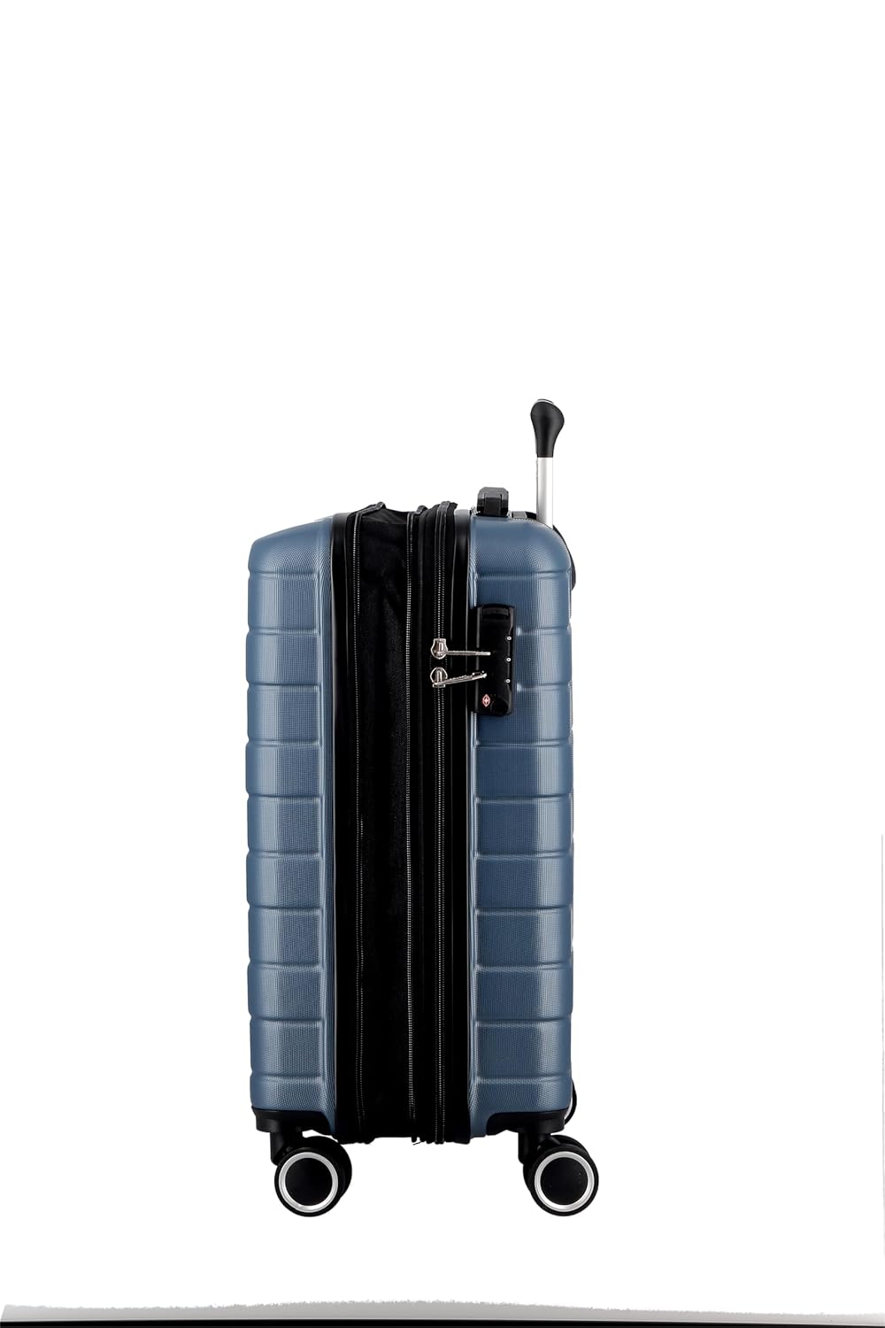 JUMP ESCO ES22-Blue-Cabin-55cm Expandable Hardsided 8 Wheel Luggage with TSA Lock
