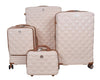 it luggage Indulging Cream -Set of 4-11,28,24,20 inches Expandable Cabin with Padded Laptop Section Hard Case Beautiful Interior 8 Wheel Trolley Bag