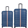 it luggage Intertide Blue Set of 2-Large & Medium-28 & 24 inches Expandable Polycarbonate Hard Case Check-in Luggage TSA Lock 8 Wheel Trolley Bag Water Proof Interior Pocket