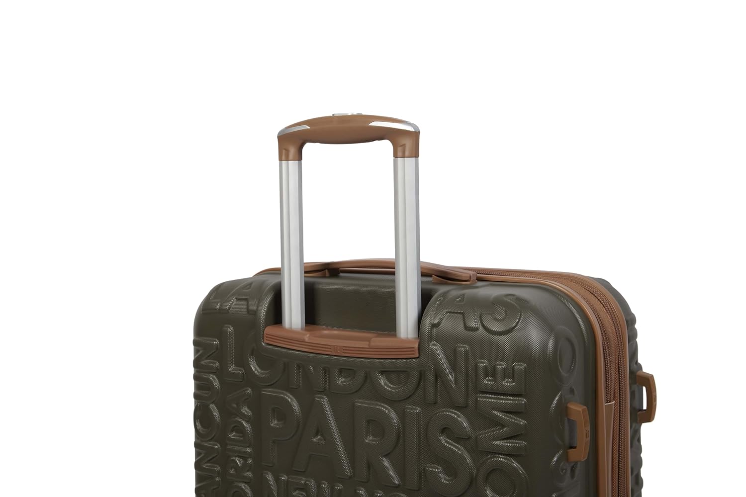 it luggage-Destinations-Dark Olive-Large-28 inches-Expandable Hardsided Suitcase Travel Bag 8 Wheel Trolley Bag with TSA Lock & Wet Pouch Inside