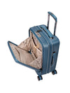 it luggage Rapidity Teal Blue-20 inches Cabin with Padded Laptop Section Polycarbonate Hard Case Carry-on Luggage 8 Wheel Trolley Bag with TSA Lock & Wet Pouch Inside