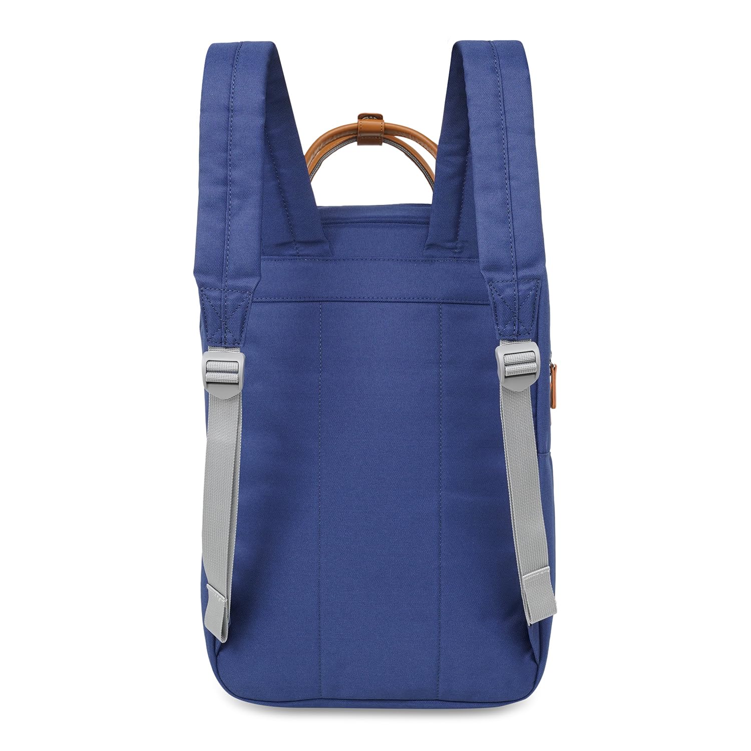 ft Backpack Weekender Blue with Vegan Leather Trimmings Eco Responsible with one main compartment Padded Laptop section, Organizer and premium Key holder Fashion Backpack for Men and Women