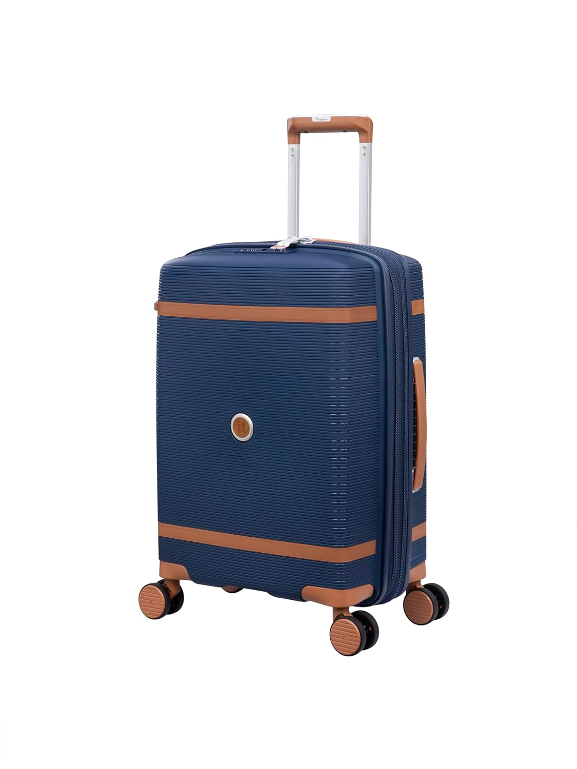 it luggage- Illustrious-Dark Blue-Cabin 20 inches Expandable Hard Case Beautiful Interior Carry-on 8 Wheel Trolley Bag
