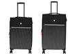 it luggage The Lite-Black- Set of 2-Large & Medium-28 & 24 inches Expandable Softsided with TSA Lock 8 Wheel Trolley Bag