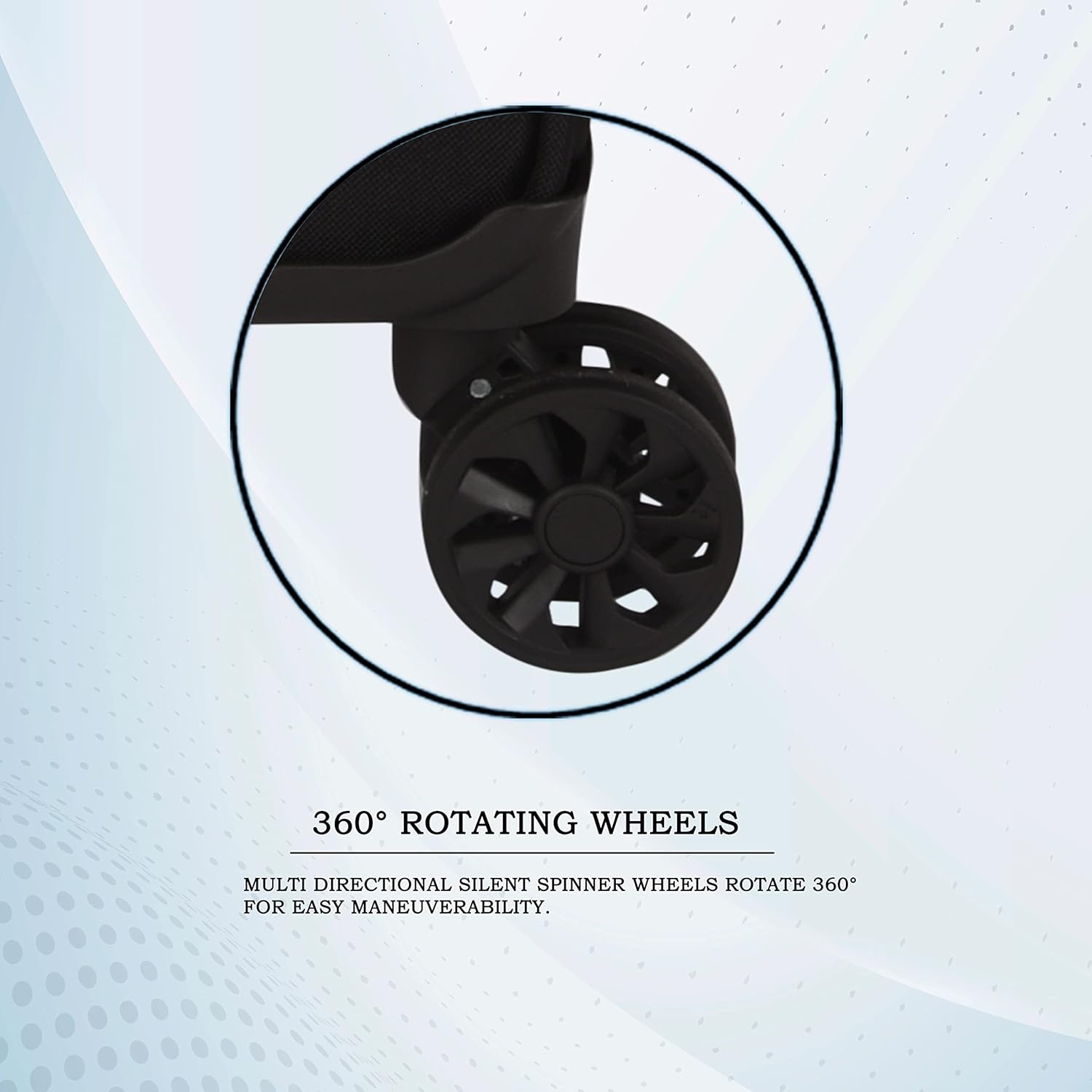 it luggage The Lite-Black- Set of 2-Large & Medium-28 & 24 inches Expandable Softsided with TSA Lock 8 Wheel Trolley Bag