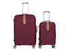 it luggage- Shoreside-Burgundy-Set of 2-Medium & Cabin-24, 20 inches Expandable Hard Case Beautiful Interior with Wet Pouch Carry-on & Check-in Luggage 8 Wheel Trolley Bag