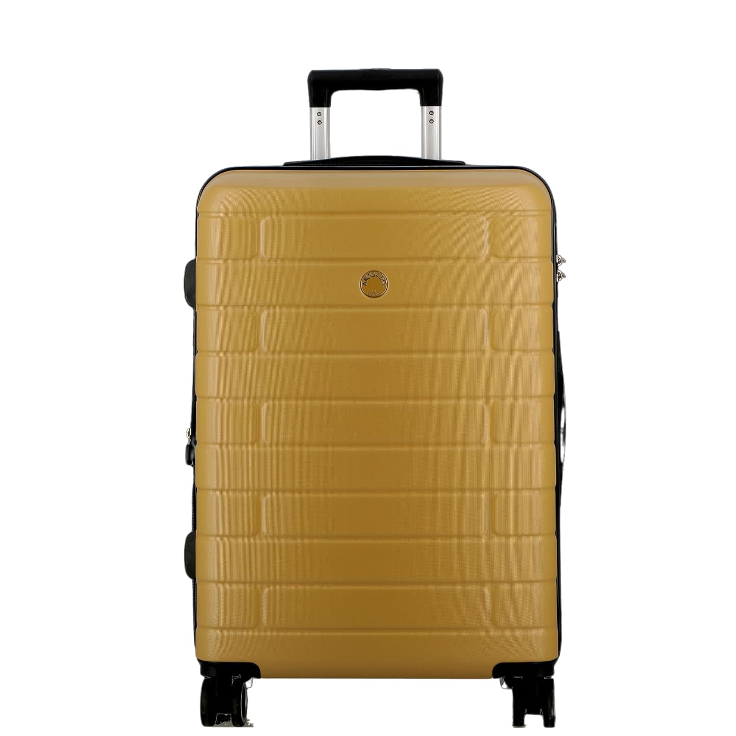JUMP ESCO ES24-Mustard-Medium-66cm Expandable Hardsided 8 Wheel Luggage with TSA Lock