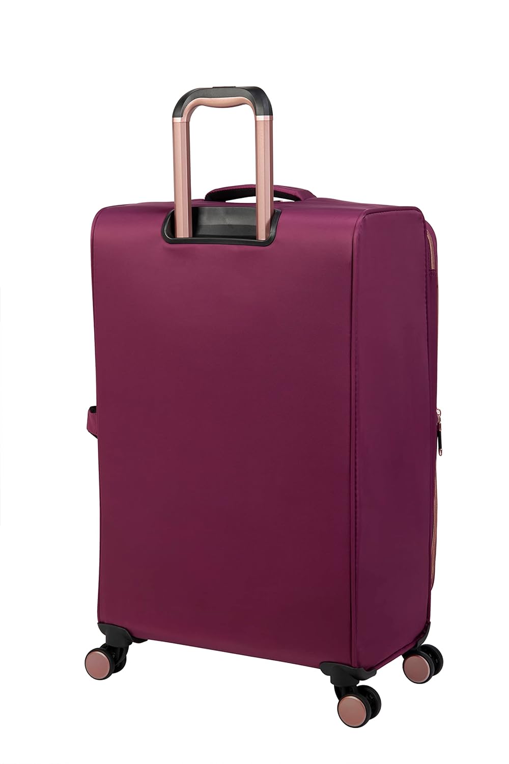 it luggage Bewitching-Purple-Medium-71cm Expandable Soft case 8 Wheel Trolley Bag Luggage Trolley with Shoe Pouch & Wet Pouch Check-in Luggage