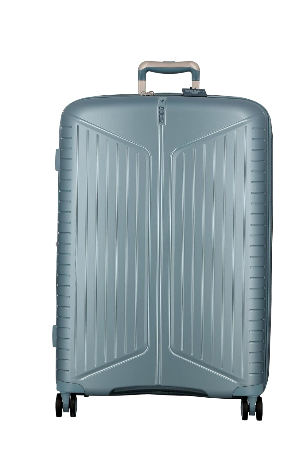 EVAE-Light Blue-Set of 3-Large, Medium & Cabin-76,66,55cm Expandable Hardsided 8 Wheel Luggage with TSA Lock, Shoe Pouch, Wet Pouch, Laundry Bag and Silicone Name tag