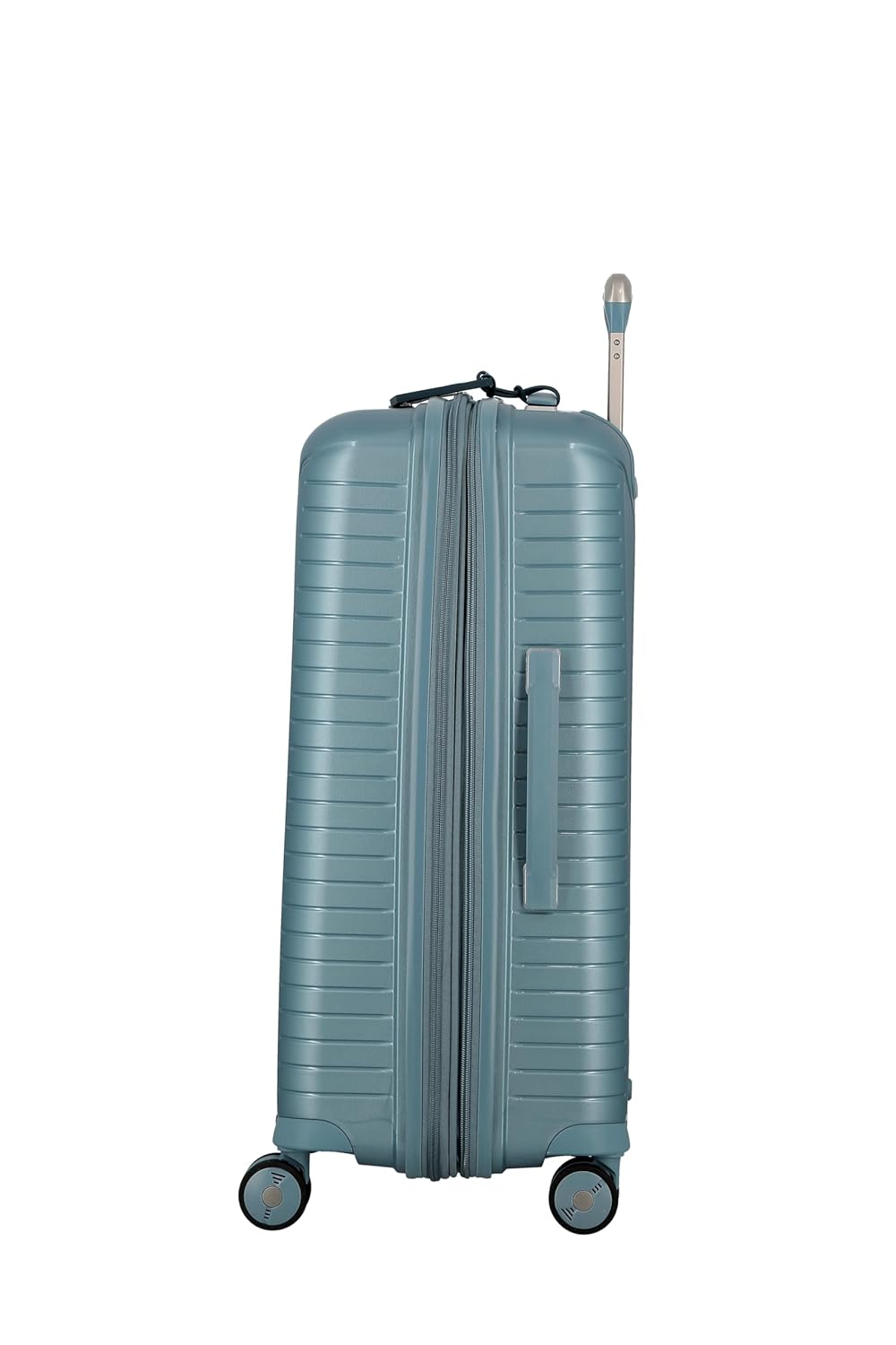 JUMP EVAE- Light Blue-Set of 2-Large & Medium-76,66 cm Expandable Hardsided 8 Wheel Luggage with TSA Lock, Shoe Pouch, Wet Pouch, Laundry Bag and Silicone Name tag