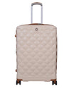 it luggage-Indulging-Cream-24 inches-Medium-Expandable Hard Case Beautiful Interior Check-in Luggage 8 Wheel Trolley Bag