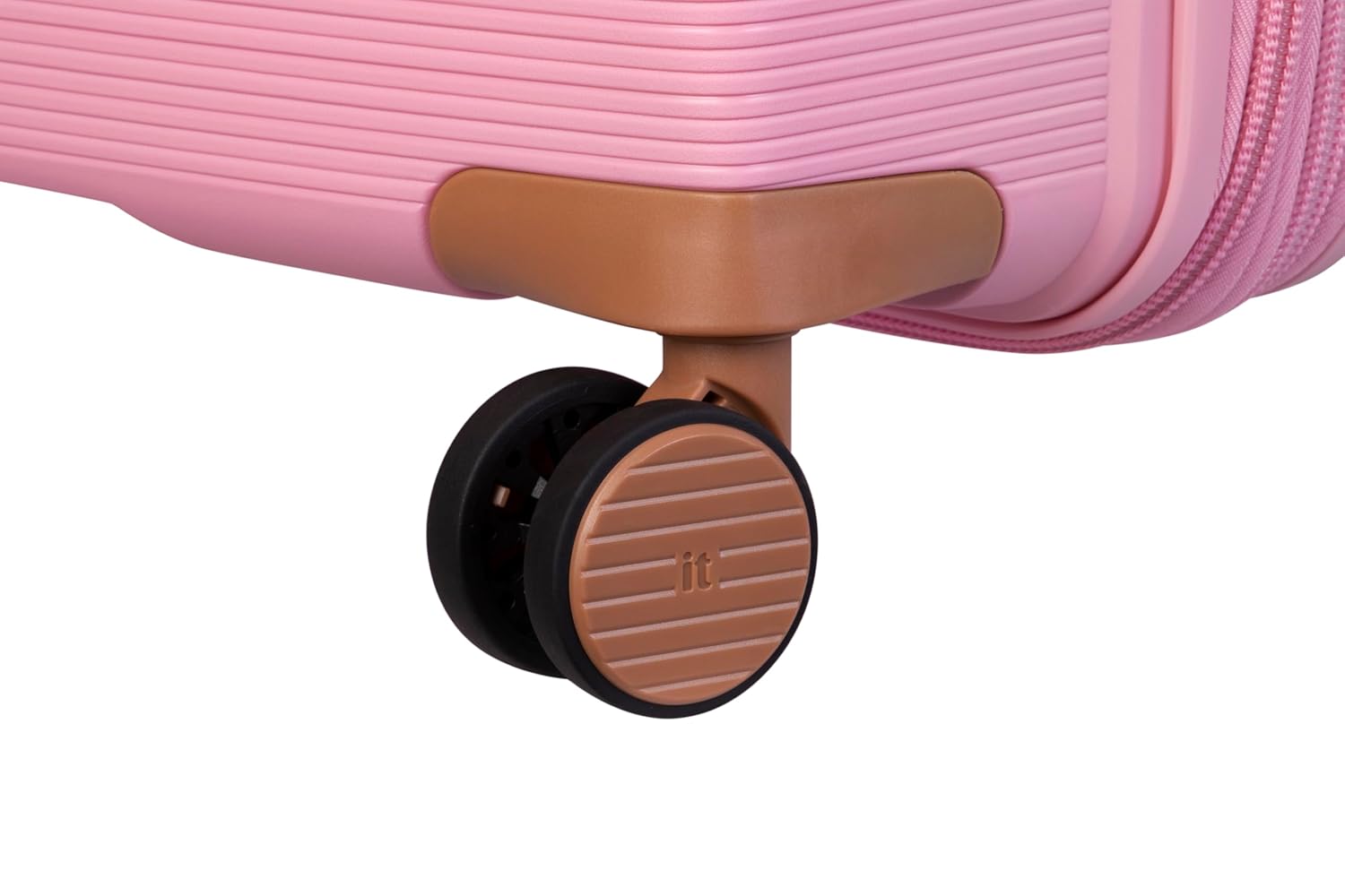 it luggage- Illustrious-Rose Pink-Cabin 20 inches Expandable Hard Case Beautiful Interior Carry-on 8 Wheel Trolley Bag