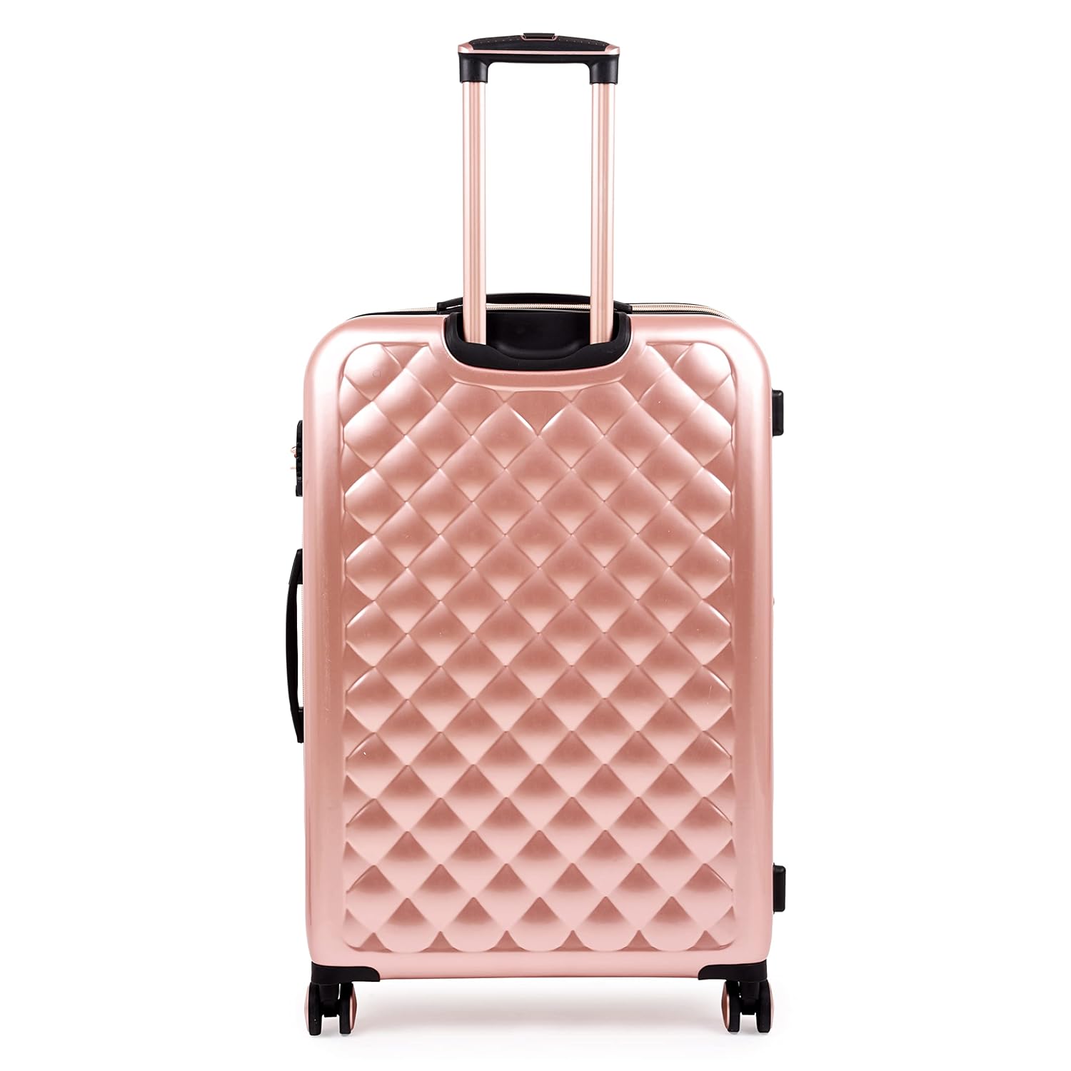 it luggage Fashionista Glossy Rose Gold Large-28 inches Expandable PC Hardsided with TSA Lock 8 Wheel Trolley Bag