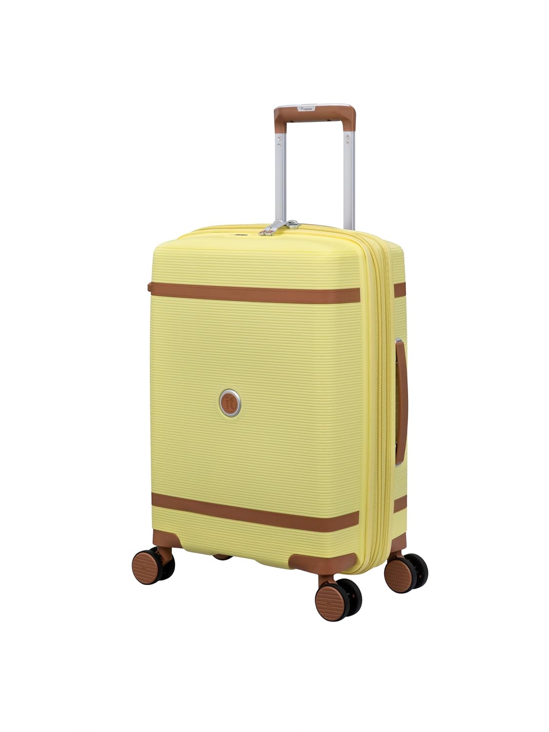 it luggage- Illustrious-Soft Yellow-Cabin 20 inches Expandable Hard Case Beautiful Interior Carry-on 8 Wheel Trolley Bag