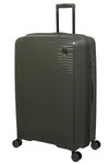 it luggage Spontaneous Olive Large-28 inches Expandable Anti-Theft Zipper Polypropylene Hardsided with TSA Lock 8 Wheel Trolley Bag