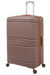 it luggage-Quintessential-Brown-Large 28 inches Expandable Hard Case Beautiful Interior with Wet Pouch Check-in Luggage 8 Wheel Trolley Bag