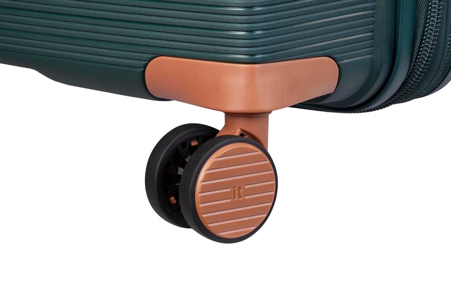it luggage- Illustrious-Dark Green-Cabin 20 inches Expandable Hard Case Beautiful Interior Carry-on 8 Wheel Trolley Bag