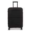 it luggage Momentous Black Medium-24 inches Expandable Polypropylene Hardsided with TSA Lock & Wet Pouch Inside 8 Wheel Trolley Bag