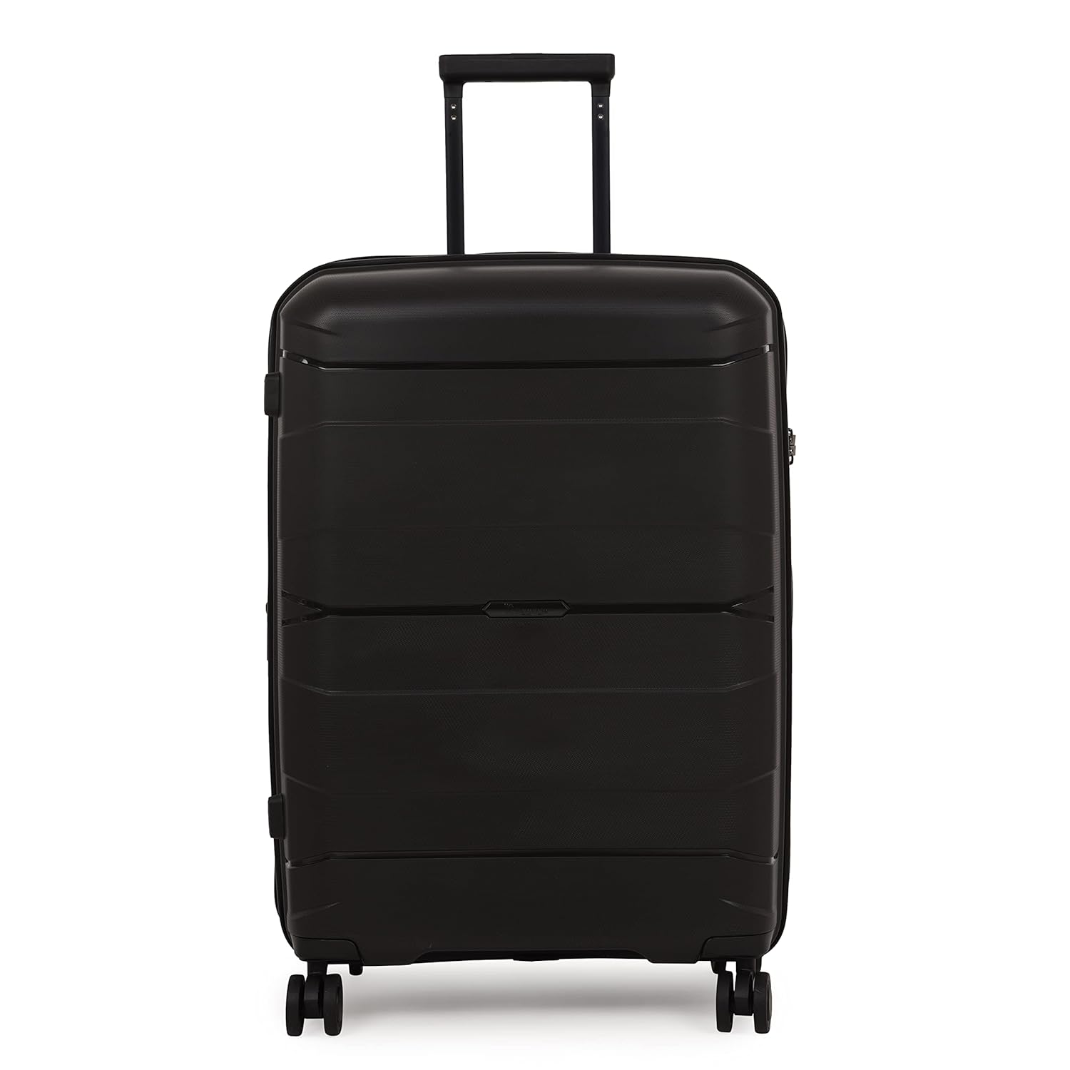 it luggage Momentous Black Set of 3-20,24,28 inches Cabin with Padded Laptop Section, Medium & Large Expandable Polypropylene with TSA Lock & Wet Pouch Inside 8 Wheel Trolley Bag