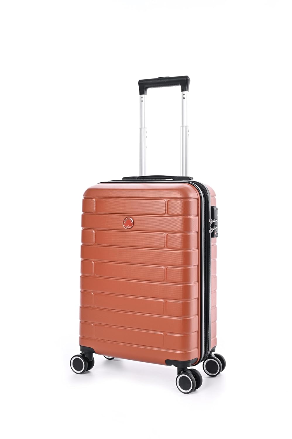 JUMP ESCO ES22-Terracota-Cabin-55cm Expandable Hardsided 8 Wheel Luggage with TSA Lock