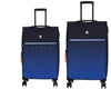 it luggage The Lite Blue-Set of 2-Large & Medium-28 & 24 inches Expandable Softsided with TSA Lock 8 Wheel Trolley Bag