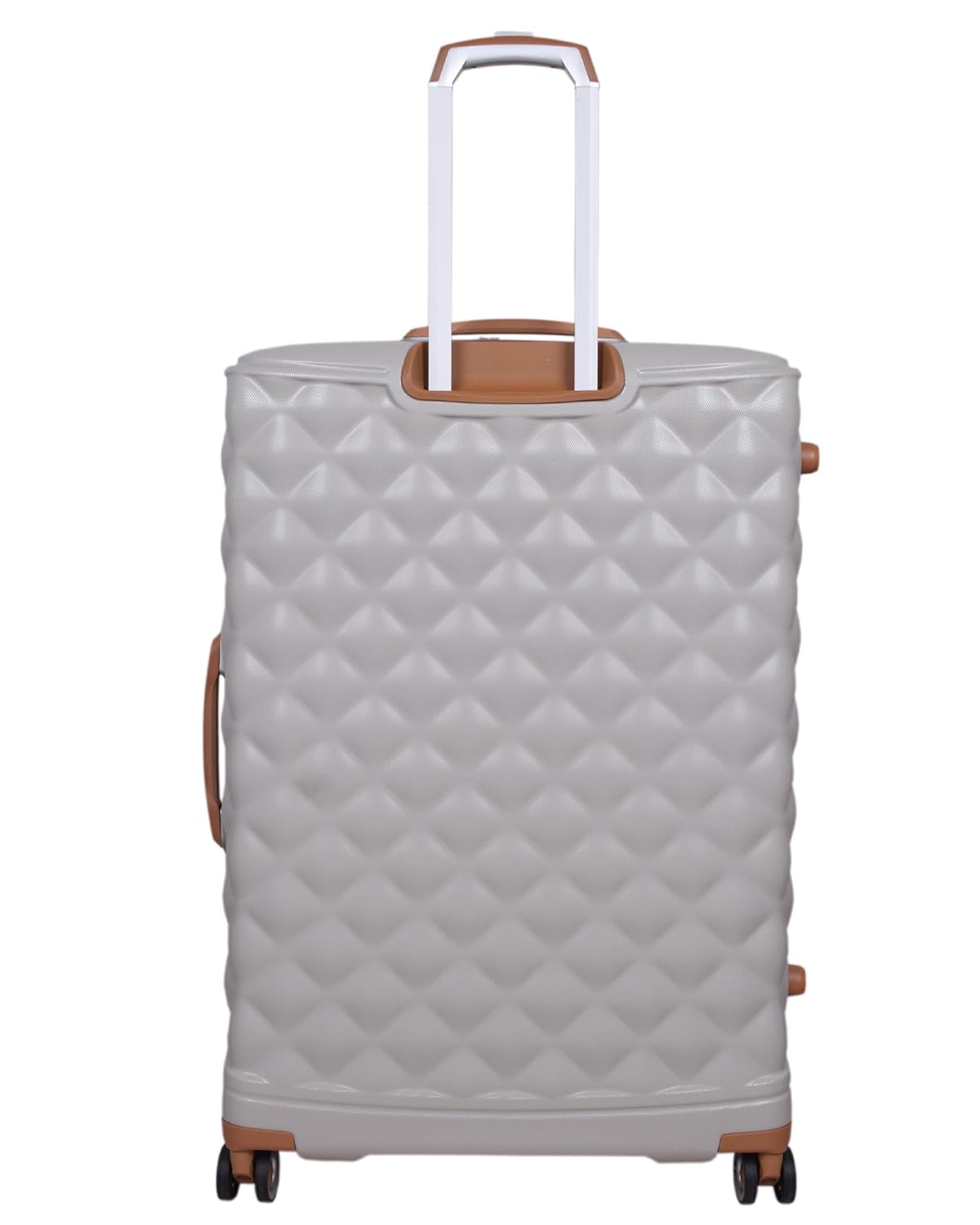 it luggage Indulging Light Grey-Set of 2-Large & Cabin-28 & 20 inches Expandable Cabin with Padded Laptop Section Hard Case Beautiful Interior 8 Wheel Trolley Bag