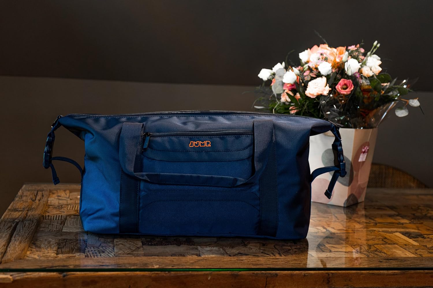 Moorea 2 MX09 Navy Blue Softsided Ultralight Carry-on Cabin Bag -45 cm with Adjustable Shoulder Strap