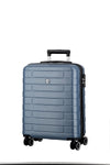 JUMP ESCO ES22-Blue-Cabin-55cm Expandable Hardsided 8 Wheel Luggage with TSA Lock