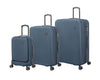 it luggage Rapidity-Teal Blue Set of 3-28,24 & 20 inches-Cabin with Padded Laptop Section, Large & Medium-Expandable Polycarbonate Hard Case 8 Wheel Trolley Bag with TSA Lock & Wet Pouch Inside