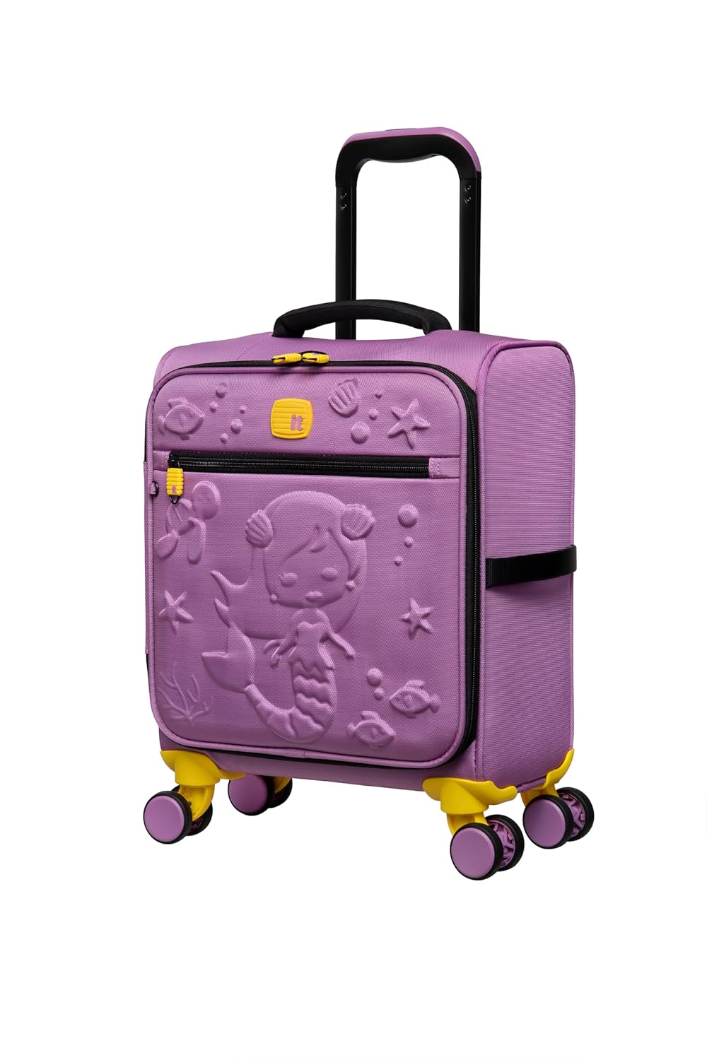 it luggage-Mermaid Reef-Light Pansy(Lilac)-Underseater-18 inches-Kids Luggage- Soft case- Travel Bag-8 Wheel Trolley Bag