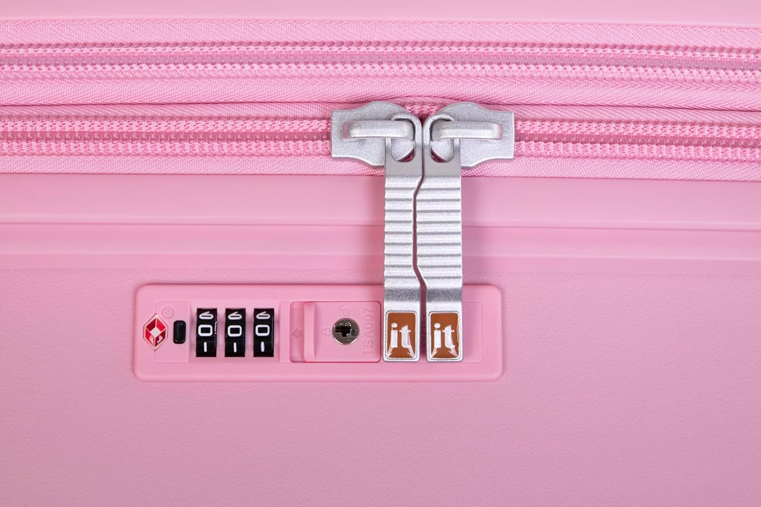 it luggage- Illustrious-Rose Pink-Cabin 20 inches Expandable Hard Case Beautiful Interior Carry-on 8 Wheel Trolley Bag