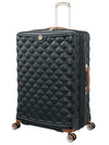 it luggage Indulging Dark Green -Large-28 inches Expandable Check-in Luggage Hard Case Beautiful Interior 8 Wheel Trolley Bag