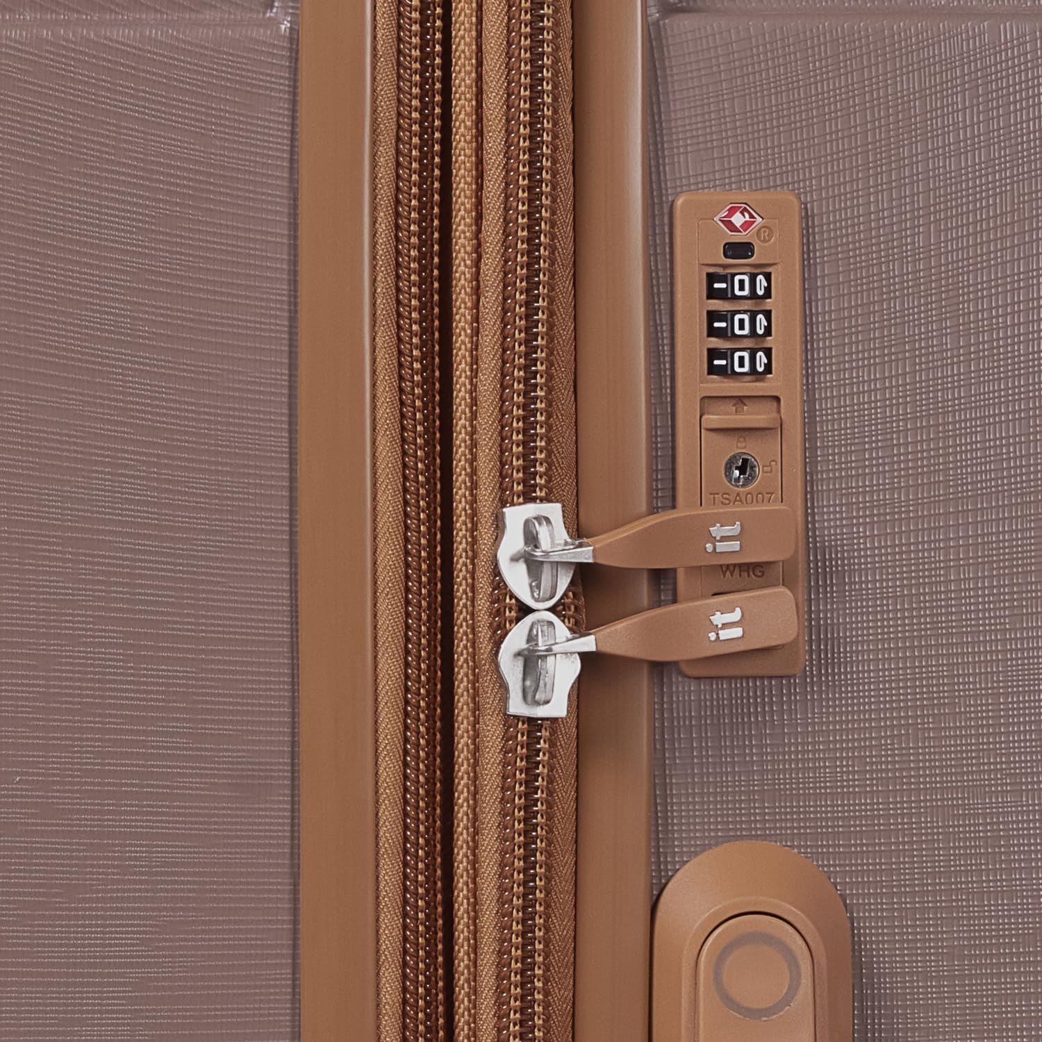 it luggage-Quintessential-Brown-Cabin 20 inches Expandable Hard Case Beautiful Interior with Wet Pouch Carry-on Luggage 8 Wheel Trolley Bag