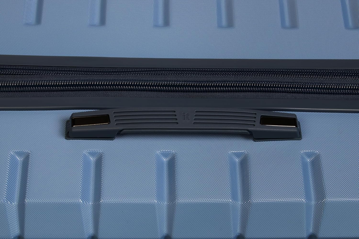 it luggage -Prosperous-Denim Blue-Large-80cms | Expandable | Polycarbonate | Hardsided Suitcase |Travel Bag | 8 Wheel Trolley Bag